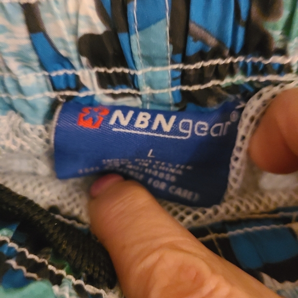 Men's Swim Trunks NBN Gear Sz L - Picture 2 of 6